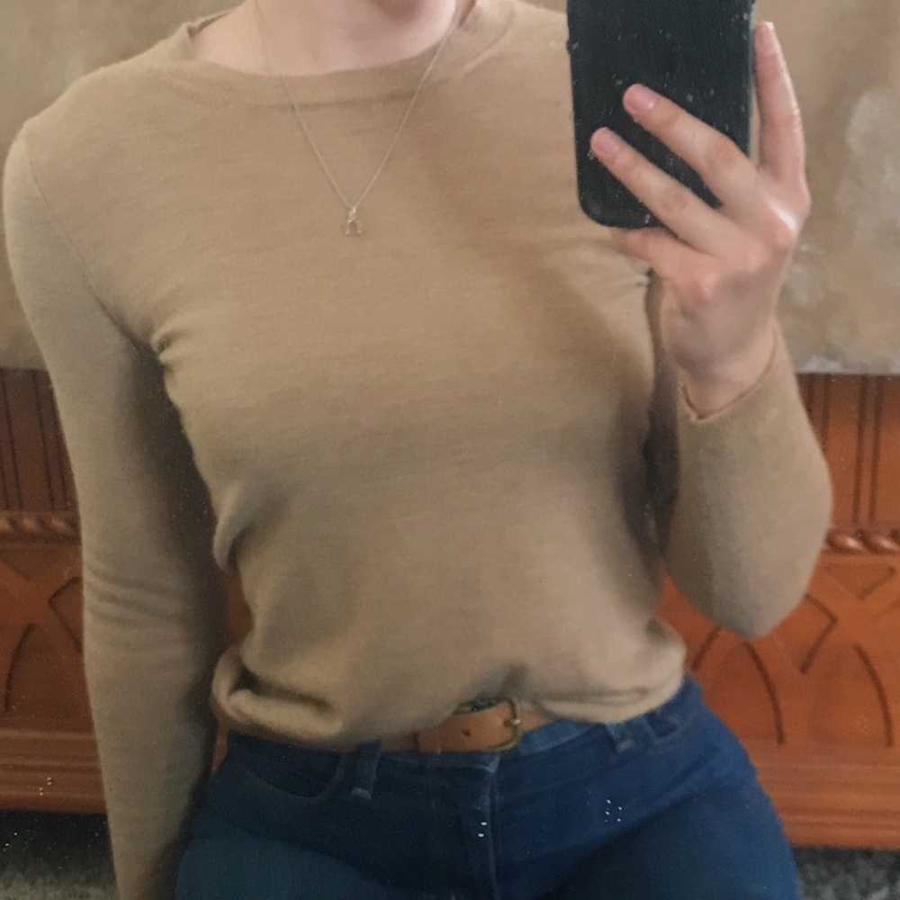 Banana Republic Merino Tan Sweater